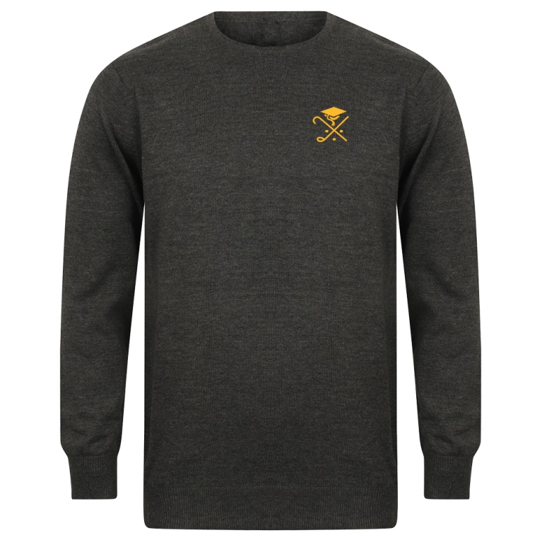 Pedagogues Golf - CREW NECK JUMPER - Grey - Men's Fit