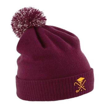 Pedagogues Golf - Snowstar Beanie - Maroon/White