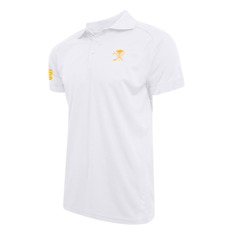 Pedagogues Golf - Dual Solid Colour Polo - White - Women's Fit