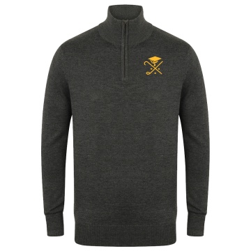 Pedagogues Golf - 1/4 ZIP JUMPER - Grey - Men's Fit