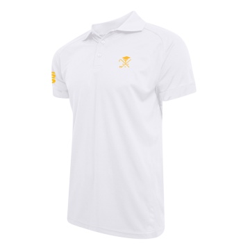 Pedagogues Golf - Dual Solid Colour Polo - White - Men's Fit